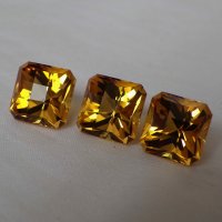 Цитрин выращенный, октагон 12*12 мм