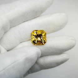 Цитрин, октагон 14*14 мм