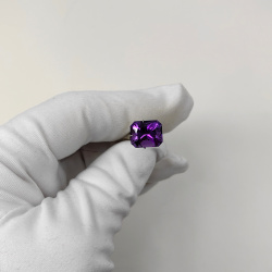 Аметист октагон 10*12 мм