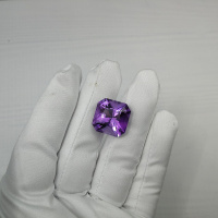 Аметист октагон 18*18 мм