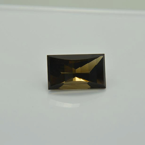 Раухтопаз, багет Мостик 20*12 мм