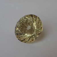 Цитрин, круг, 26.5 мм