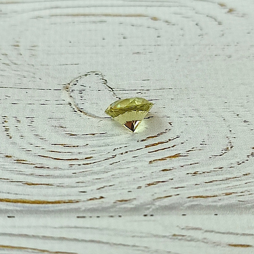 Цитрин круг 10 мм