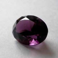 Аметист выращенный, овал, 12*15 мм