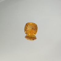 Цитрин апельсин, кушон фантазийный 13*13 мм