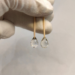 Горный хрусталь бриолет 10*14 мм