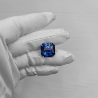 Сапфир выращенный, октагон 16*16 мм