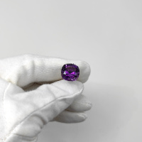 Аметист кушон 14*14 мм